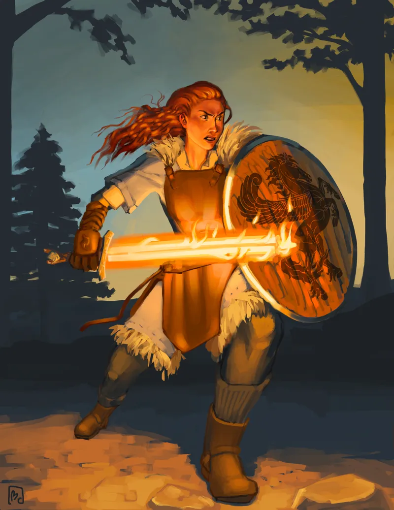 DND Commission painting